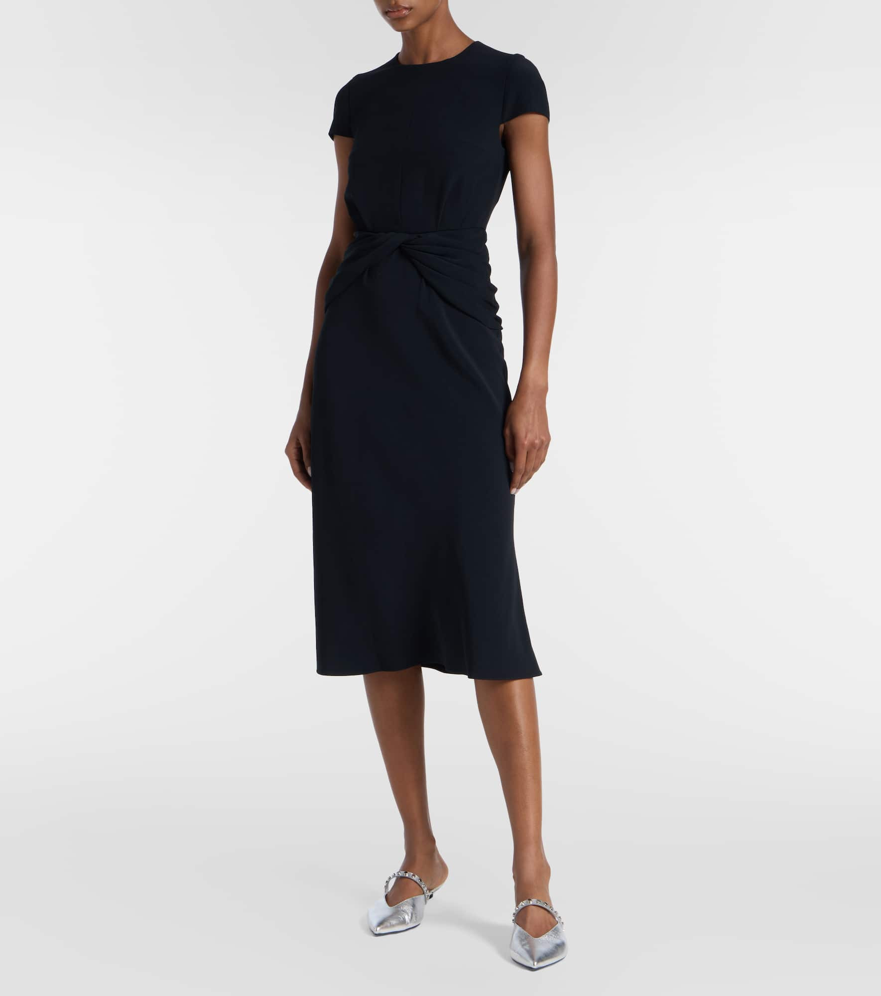 Crêpe midi dress - 2