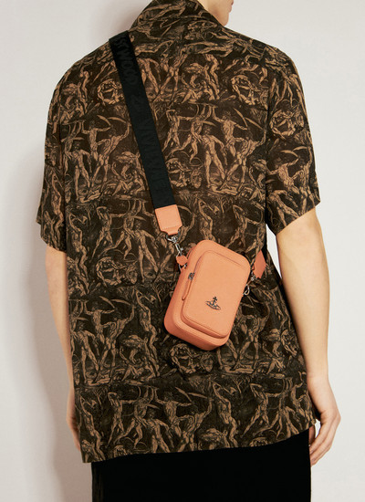 Vivienne Westwood Saffiano Phone Crossbody Bag outlook
