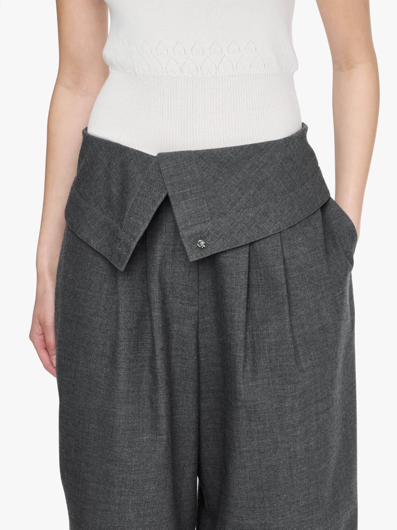 FOLD OVER TAILORED TROUSERS 4