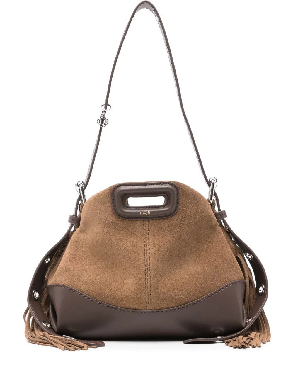 Miss M fringed strap shoulder bag - 1