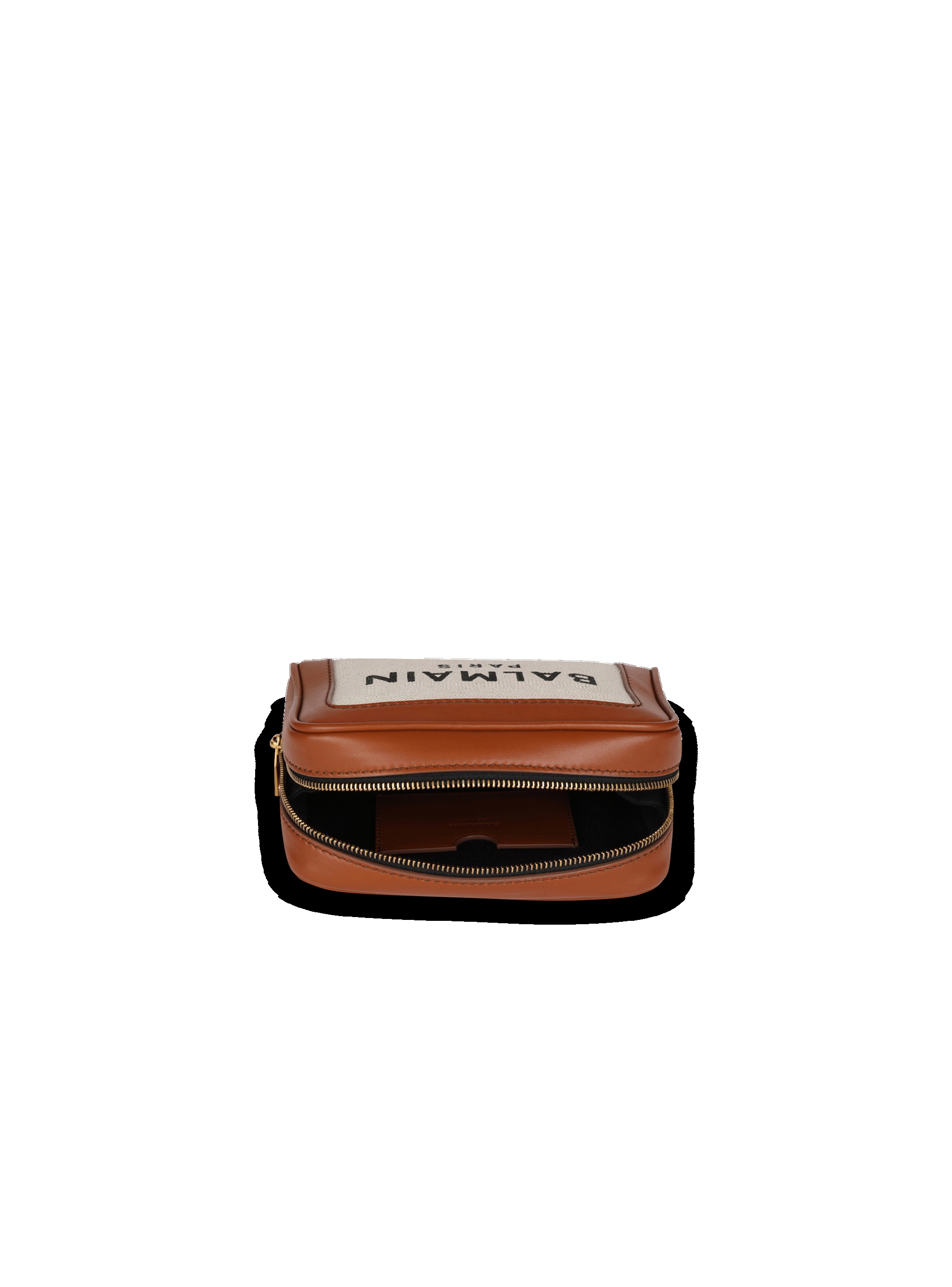 Small-sized  canvas B-Army bag with leather panels - 4