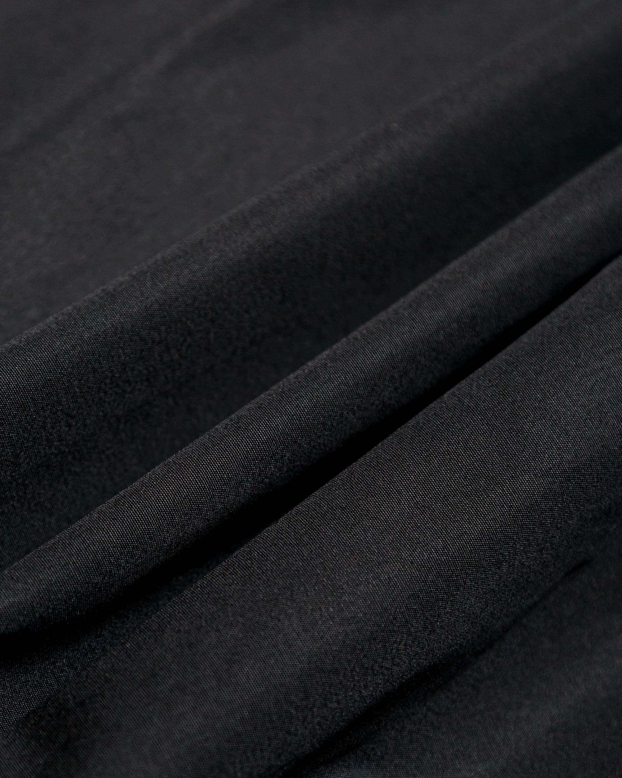Wide Classic Big Collar Shirt Black - 5