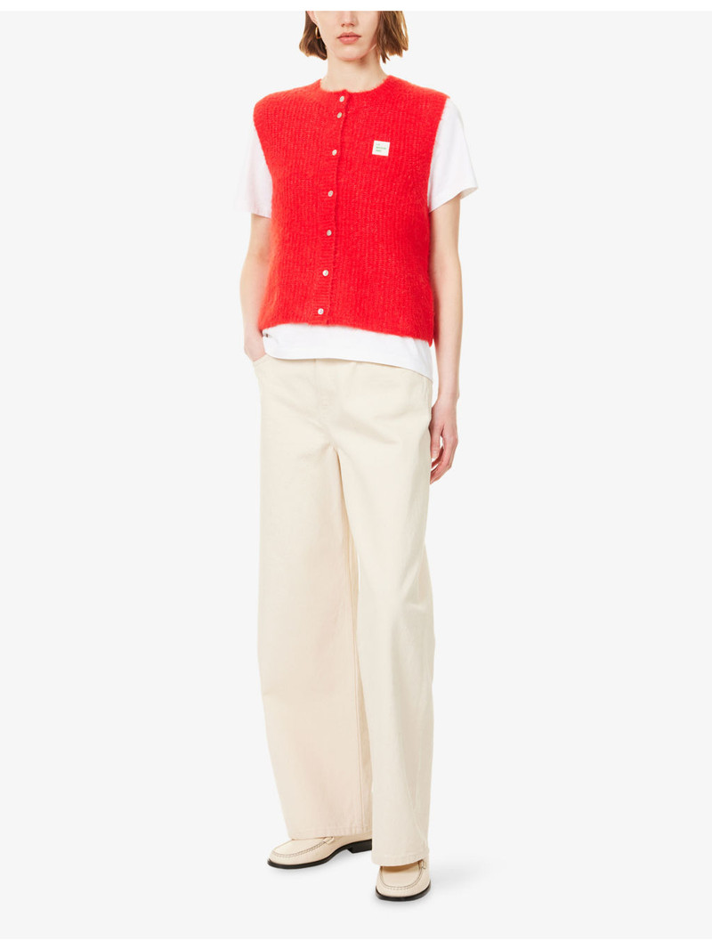 American Vintage East Brand-Patch Alpaca-Blend Vest outlook