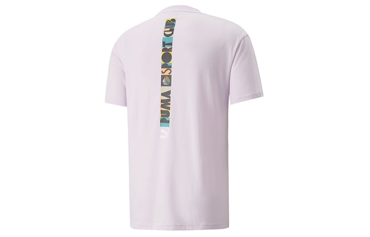 PUMA Logo Hc Graphic Tee 'Light Purple' 535384-17 - 2