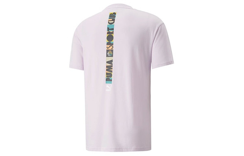 PUMA PUMA Logo Hc Graphic Tee 'Light Purple' 535384-17 outlook
