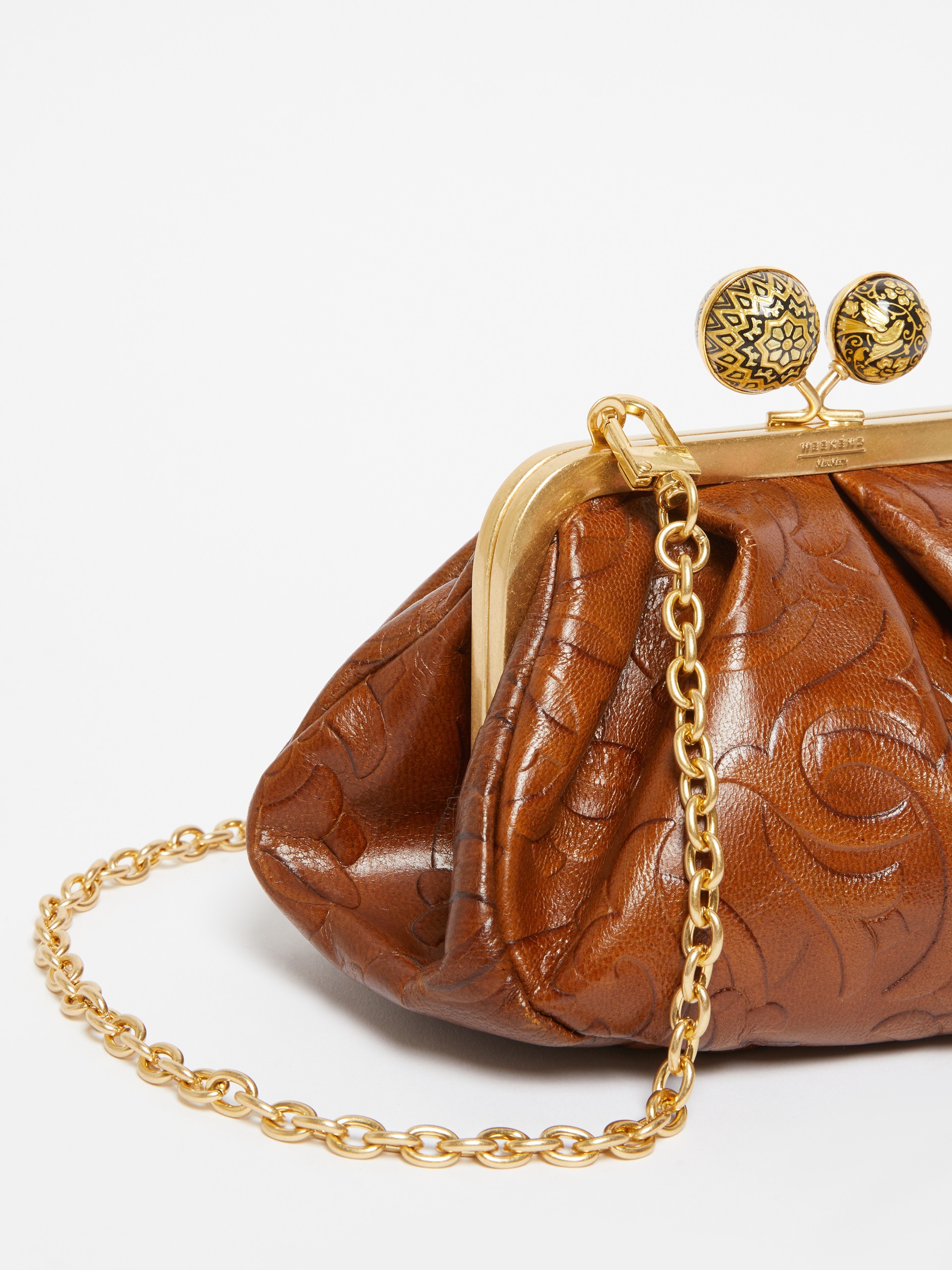 SPANISHHERITAGE Small smooth leather Pasticcino Bag - 4