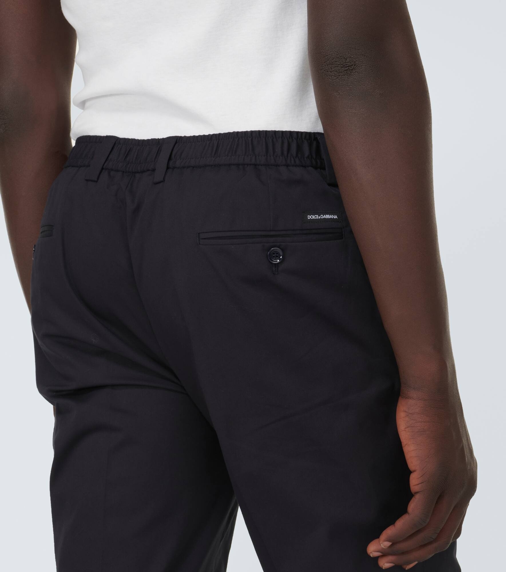 Cotton-blend suit pants - 6