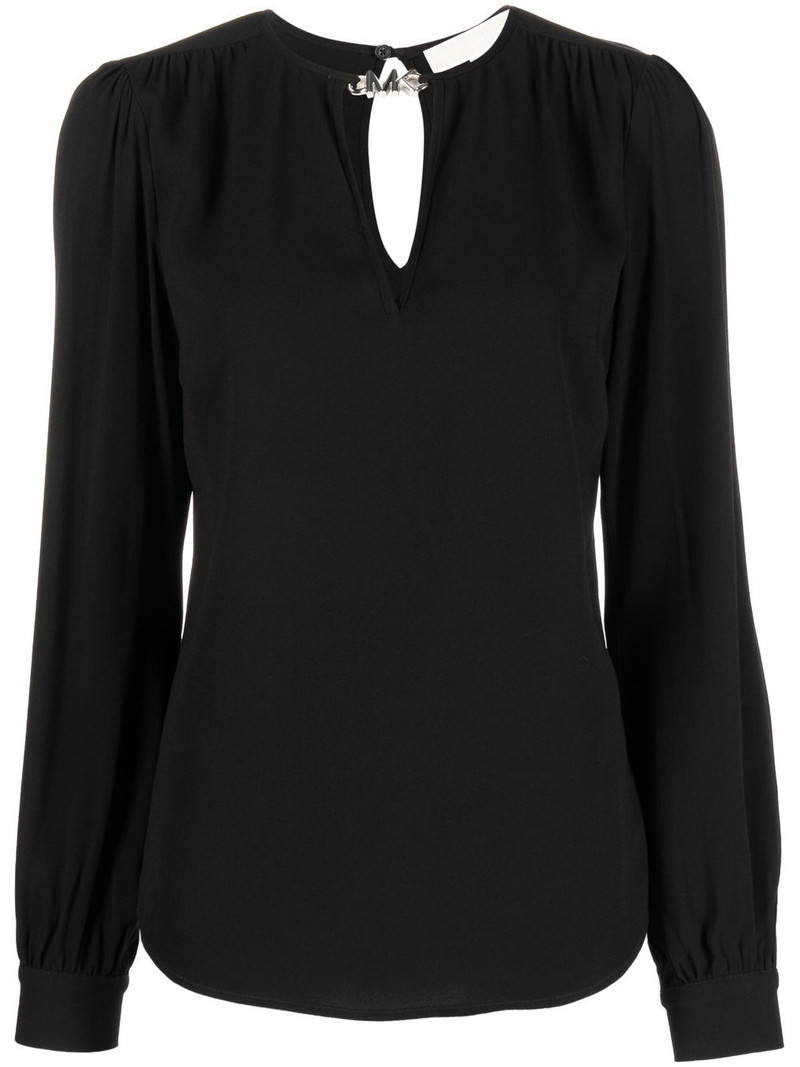 long puff sleeve blouse 1