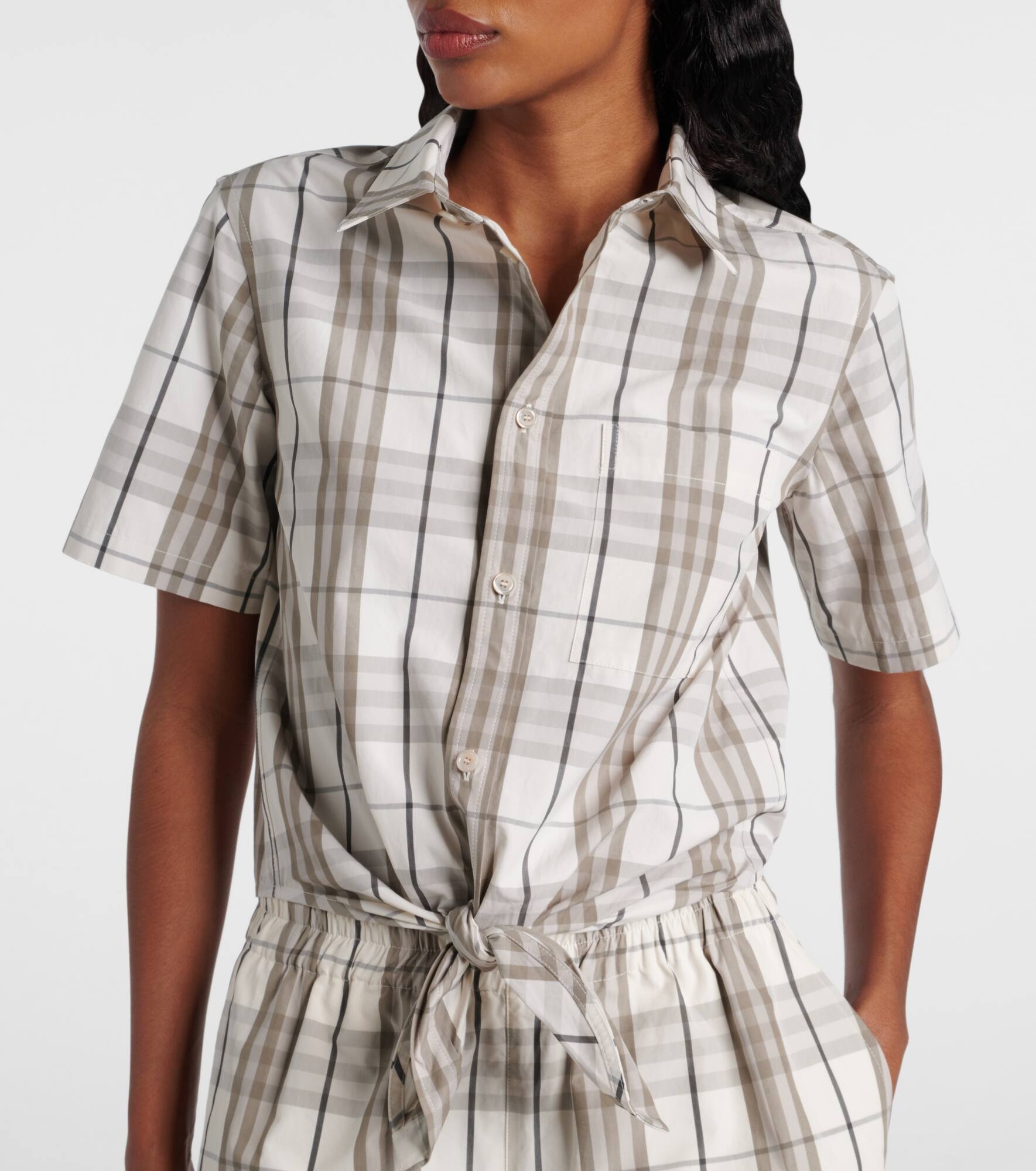 Burberry Check cotton shirt - 5