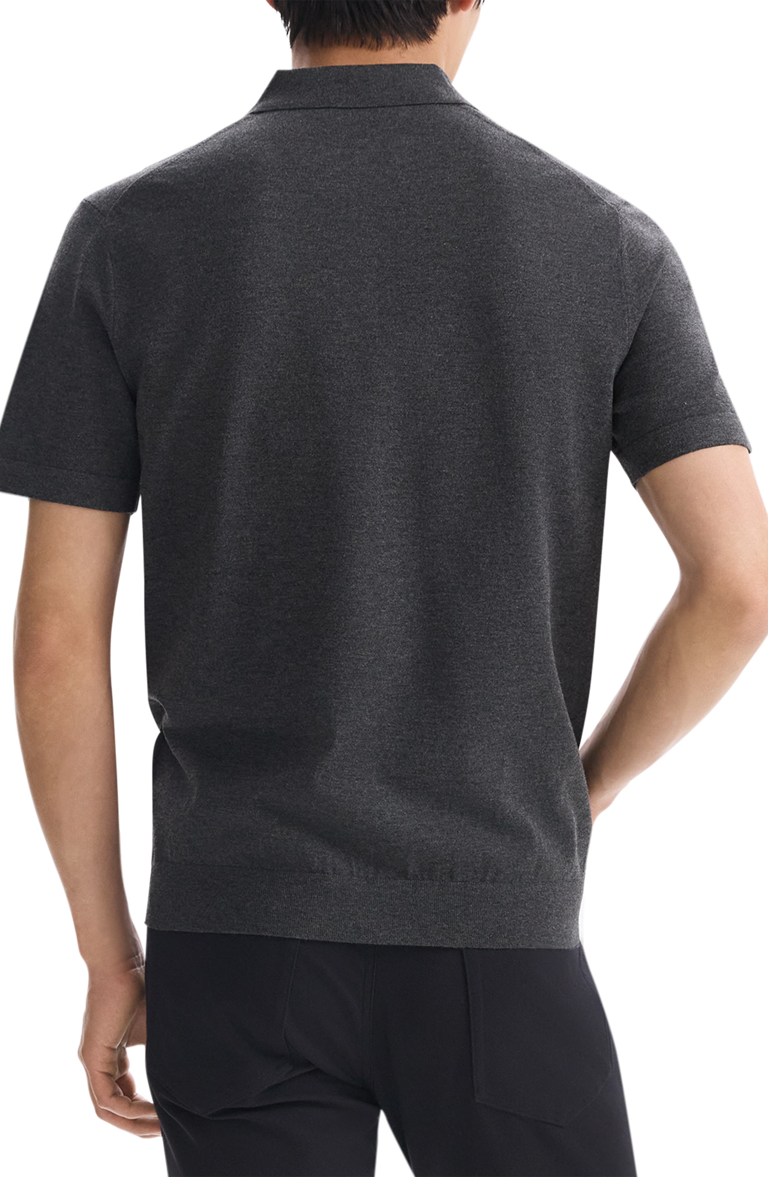 Theory Goris Performance Polo in Pestle Melange at Nordstrom - 2