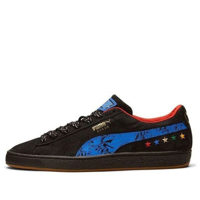 Puma Suede DC 정의 리그 블랙 Bluemazing - 1