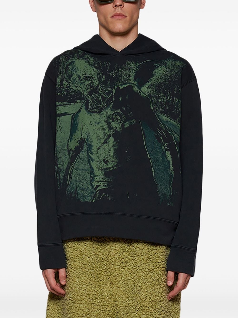 graphic-print hoodie - 3