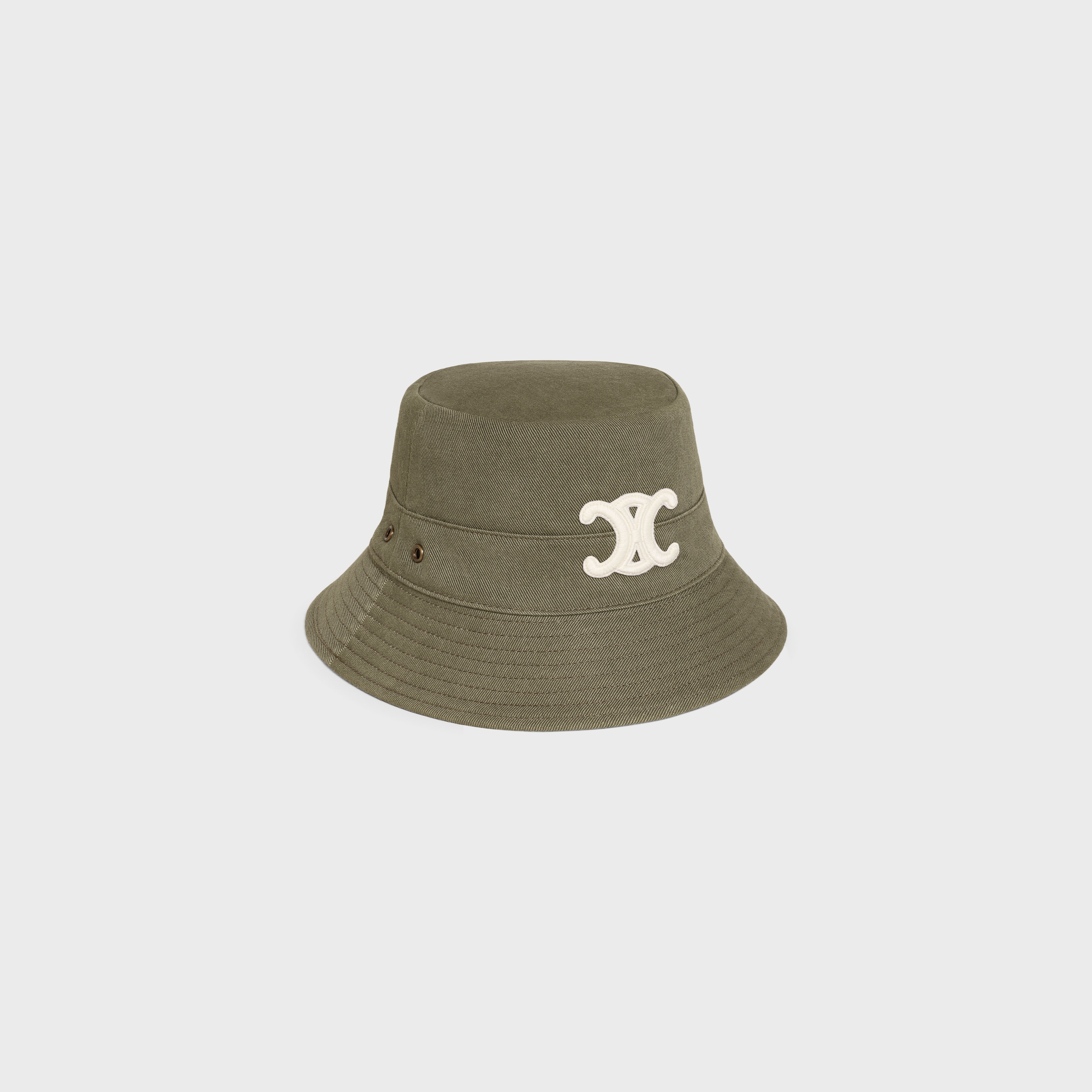 triomphe bucket hat in cotton gabardine - 2