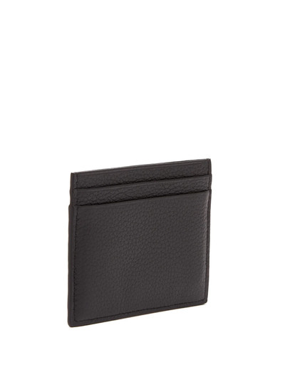 Christian Louboutin Debossed-logo grained-leather cardholder outlook