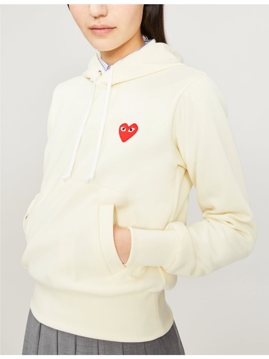 Logo-embroidered cotton-jersey hoody - 5