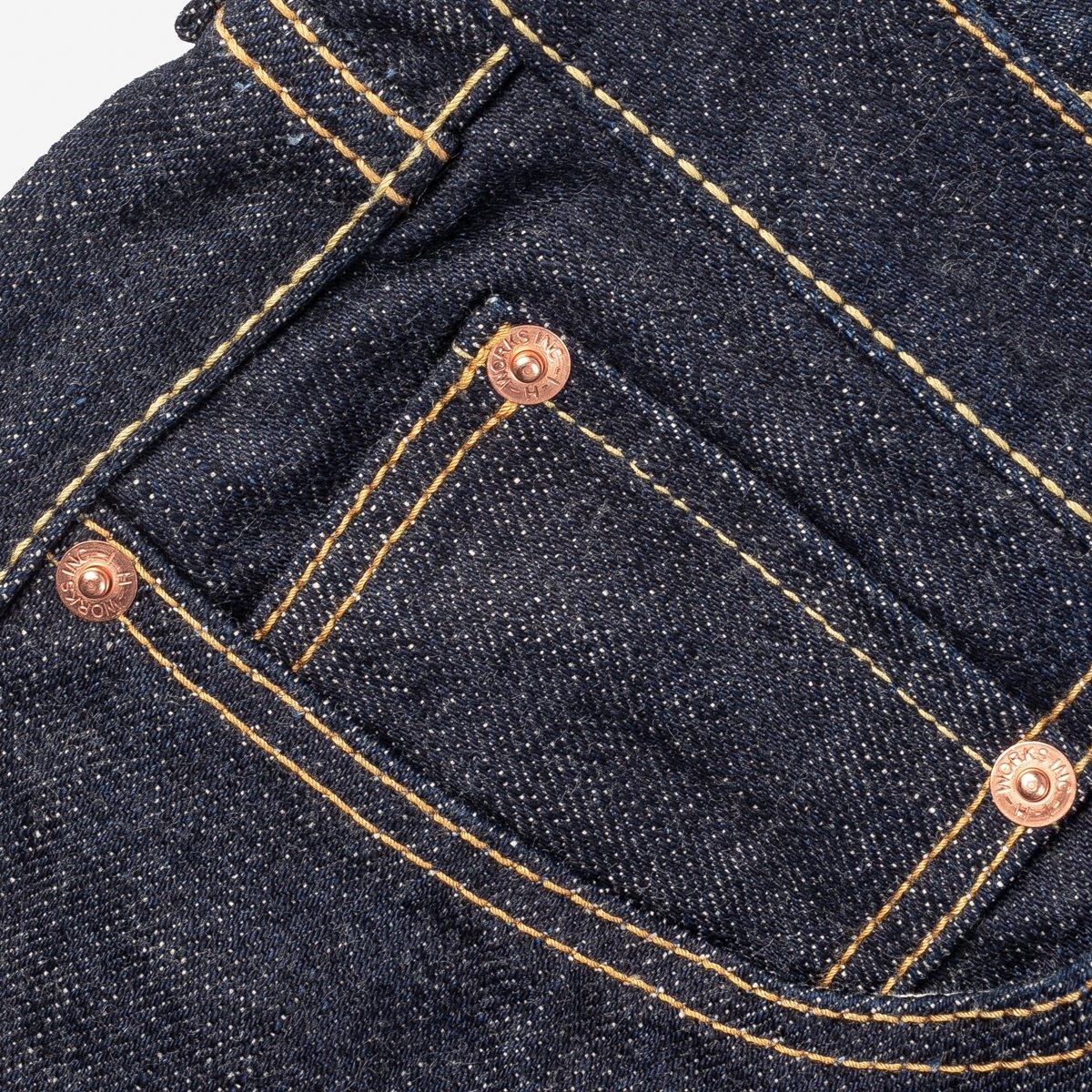 IH-555S-18 18oz Vintage Selvedge Denim Super Slim Cut Jeans - Indigo - 10