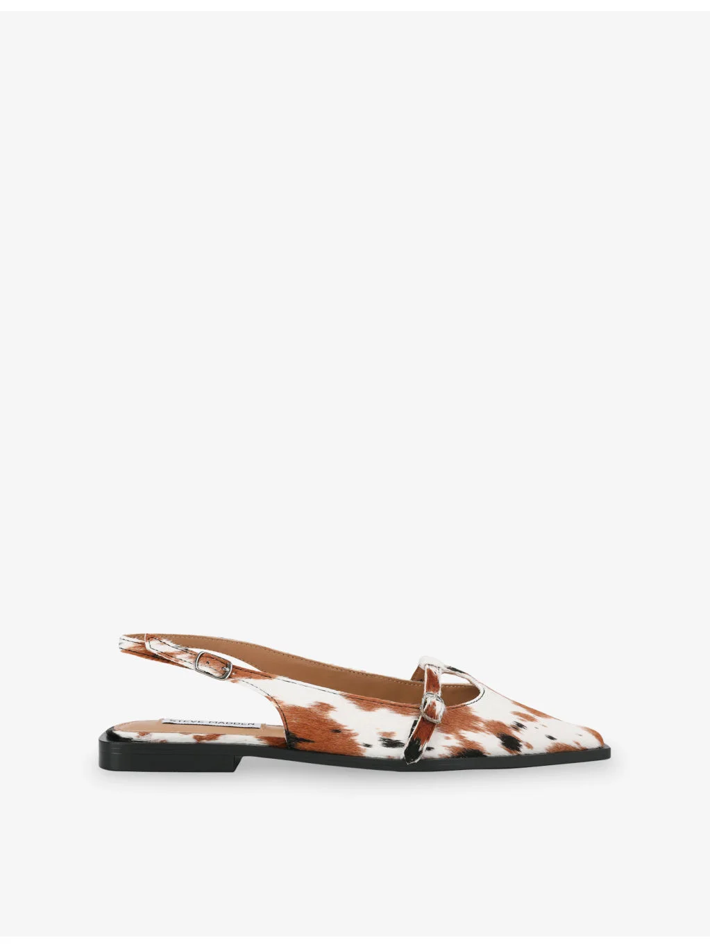 Synergy Pony-Hair Leather Sling-Back Flats - 1