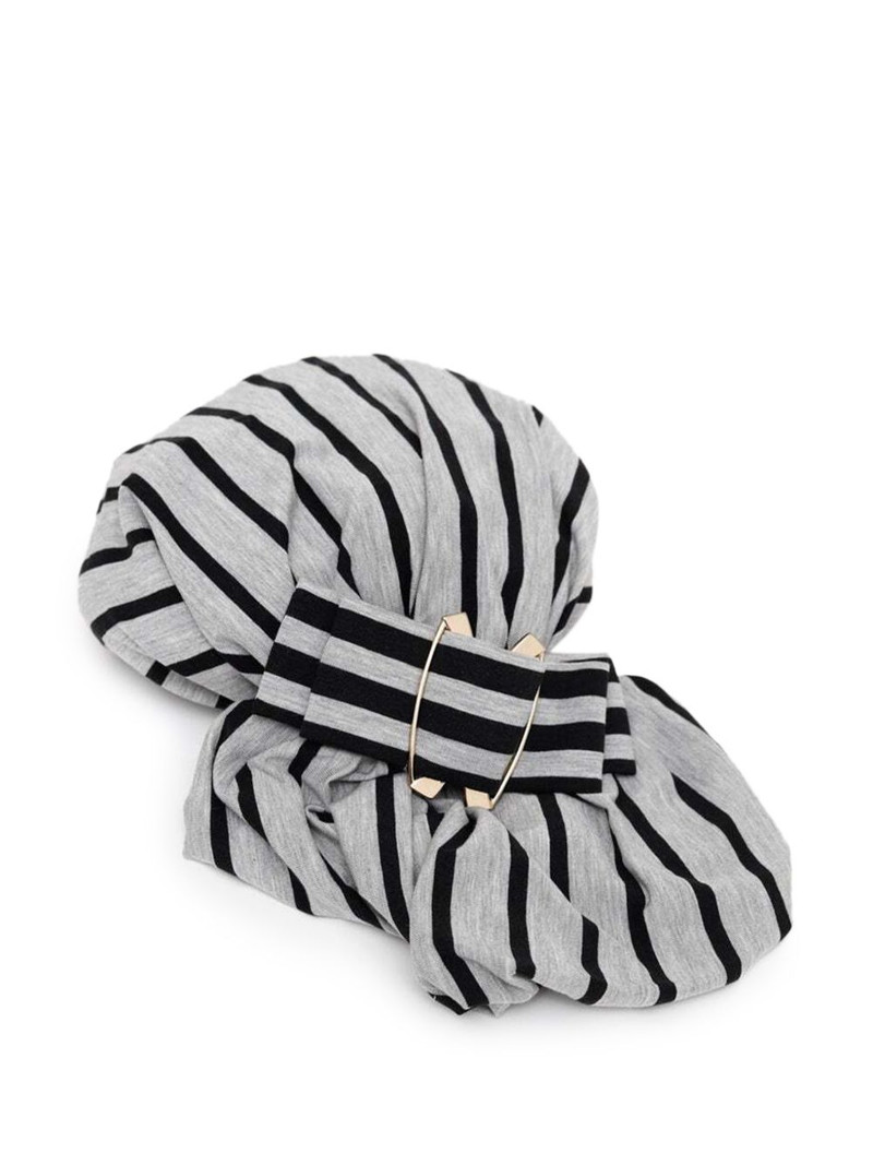 VAQUERA striped headscarf outlook