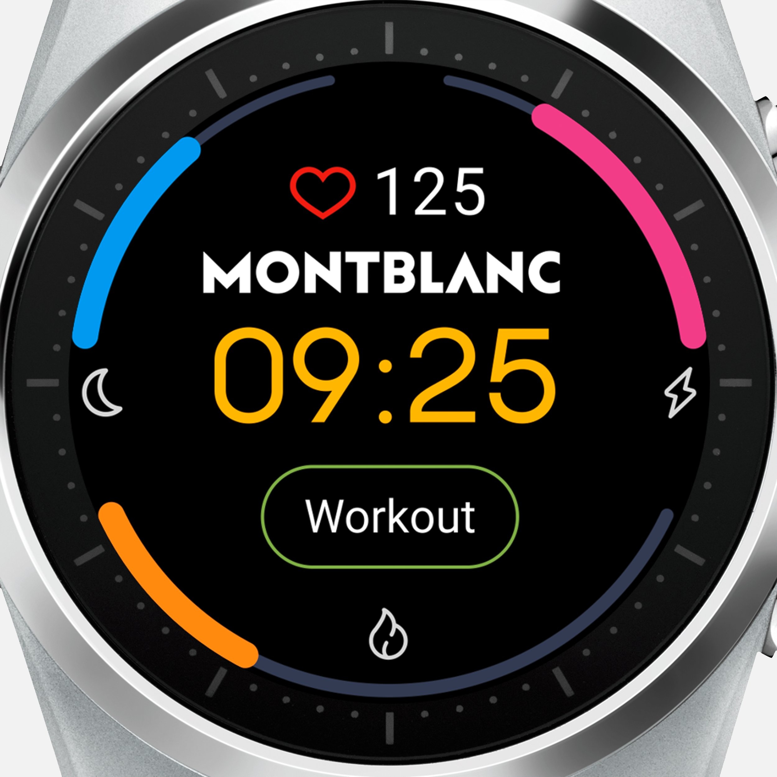 Montblanc Summit Lite Smartwatch - Grey with Rubber Strap - 5