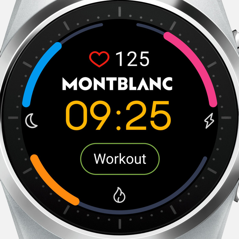 Montblanc Summit Lite Smartwatch - Grey with Rubber Strap 5
