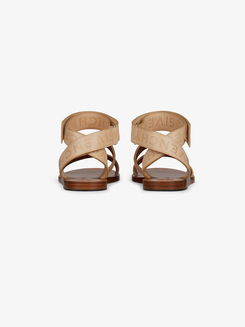 GIVENCHY 4G sandals in leather 4