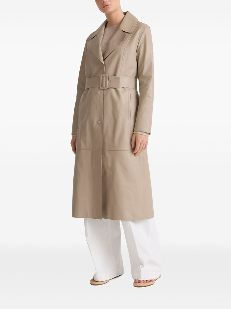 Yves Salomon leather trenchcoat outlook
