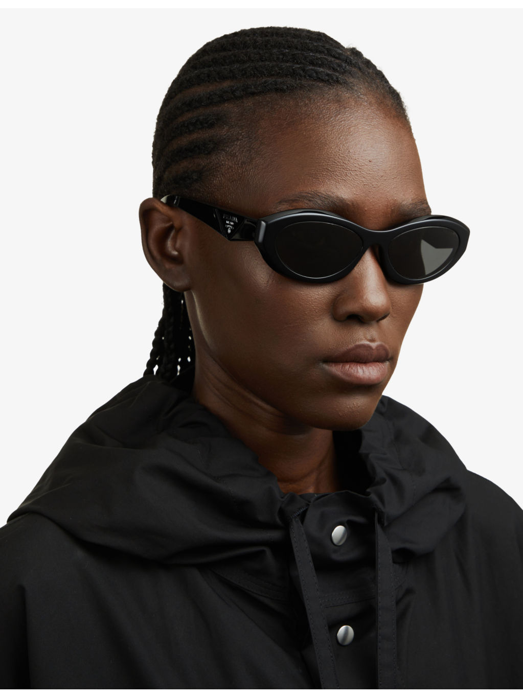 PR 26ZS irregular-frame branded-arm acetate sunglasses - 2