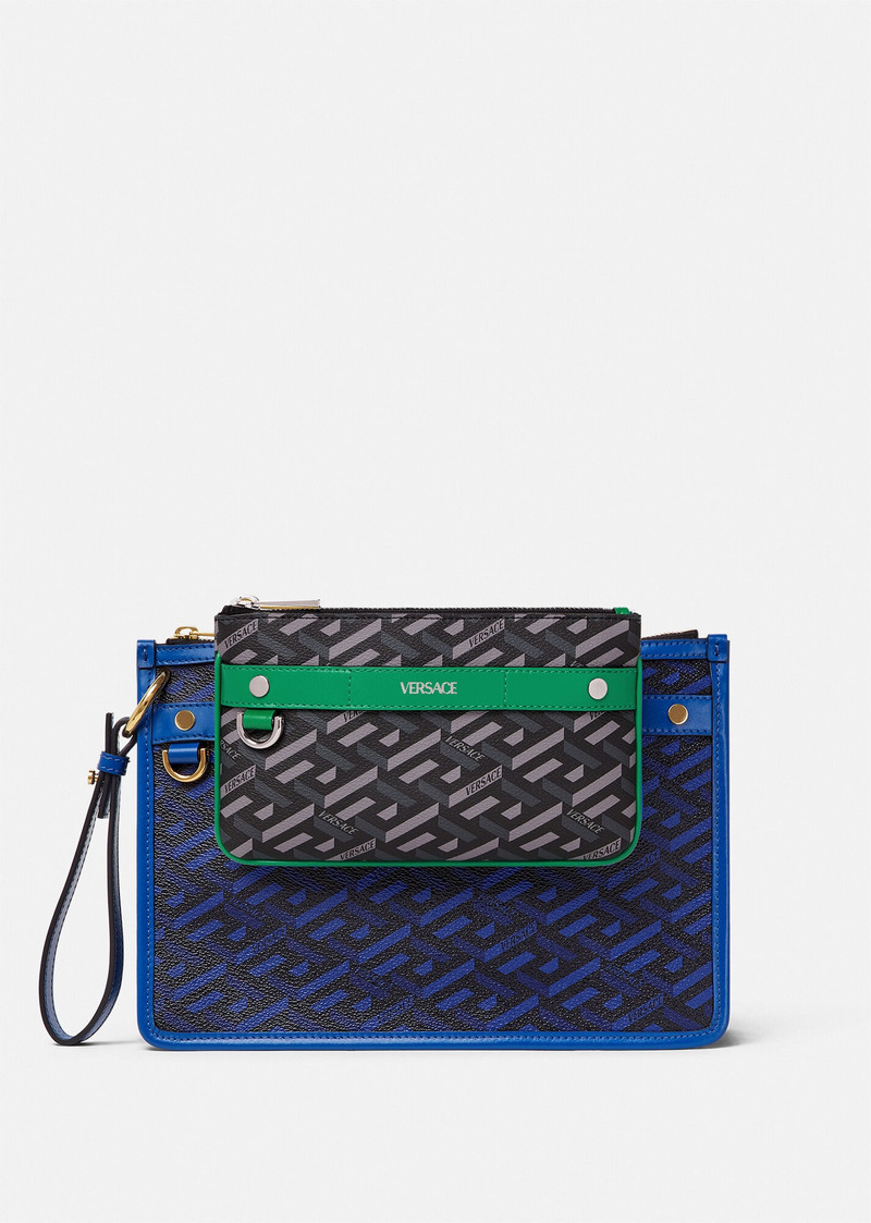VERSACE La Greca Signature Pouch outlook