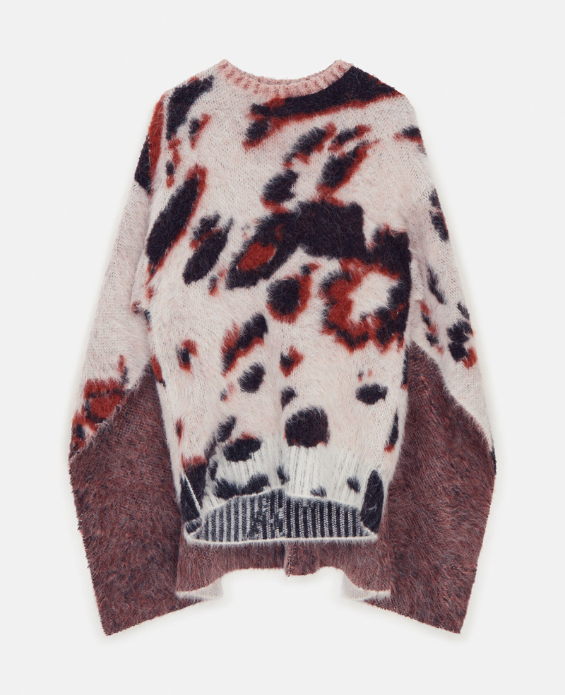 Appaloosa Pony Jacquard Knit Cape Jumper 1