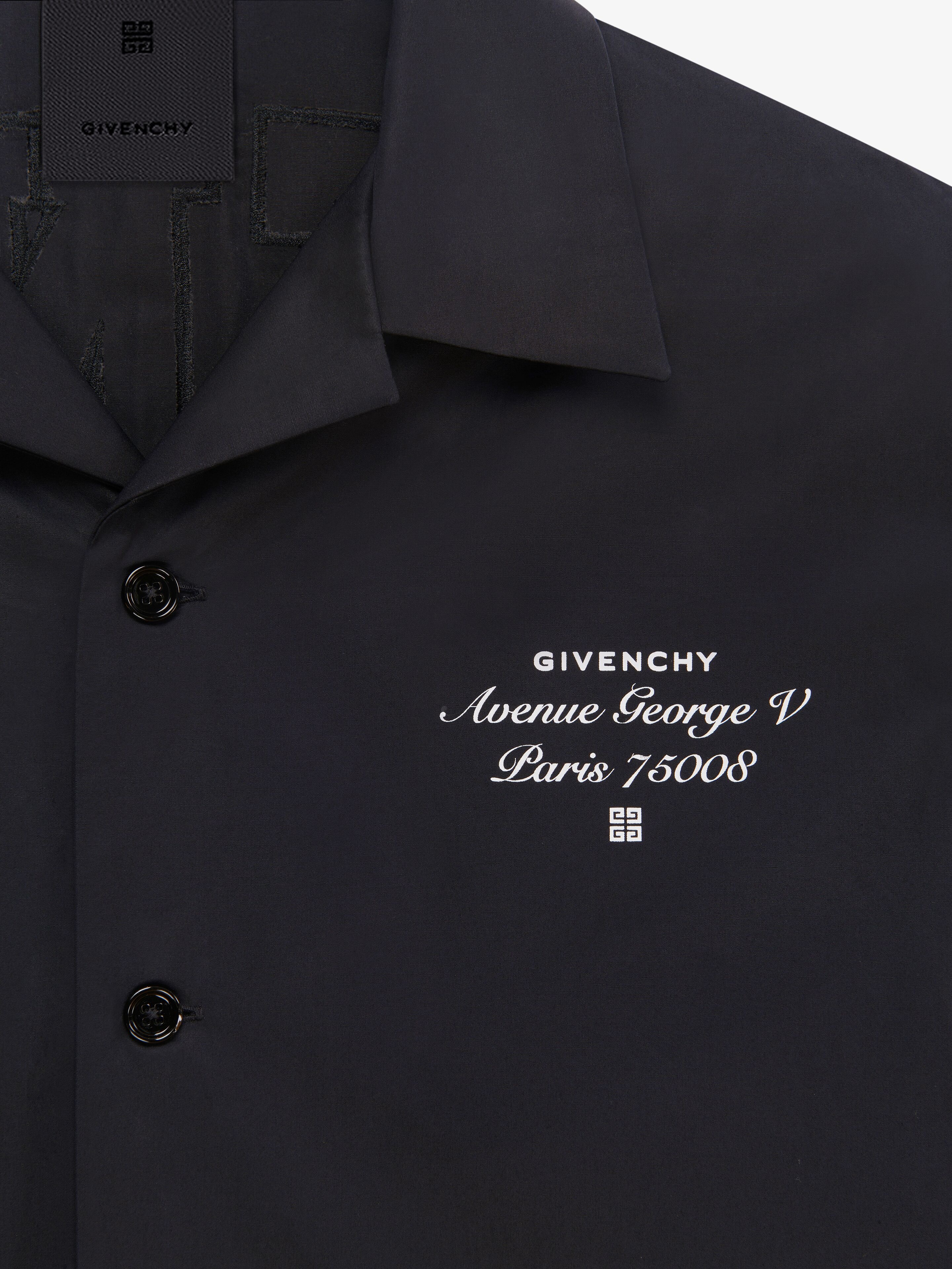 HAWAIIAN SHIRT IN GIVENCHY POPLIN - 6