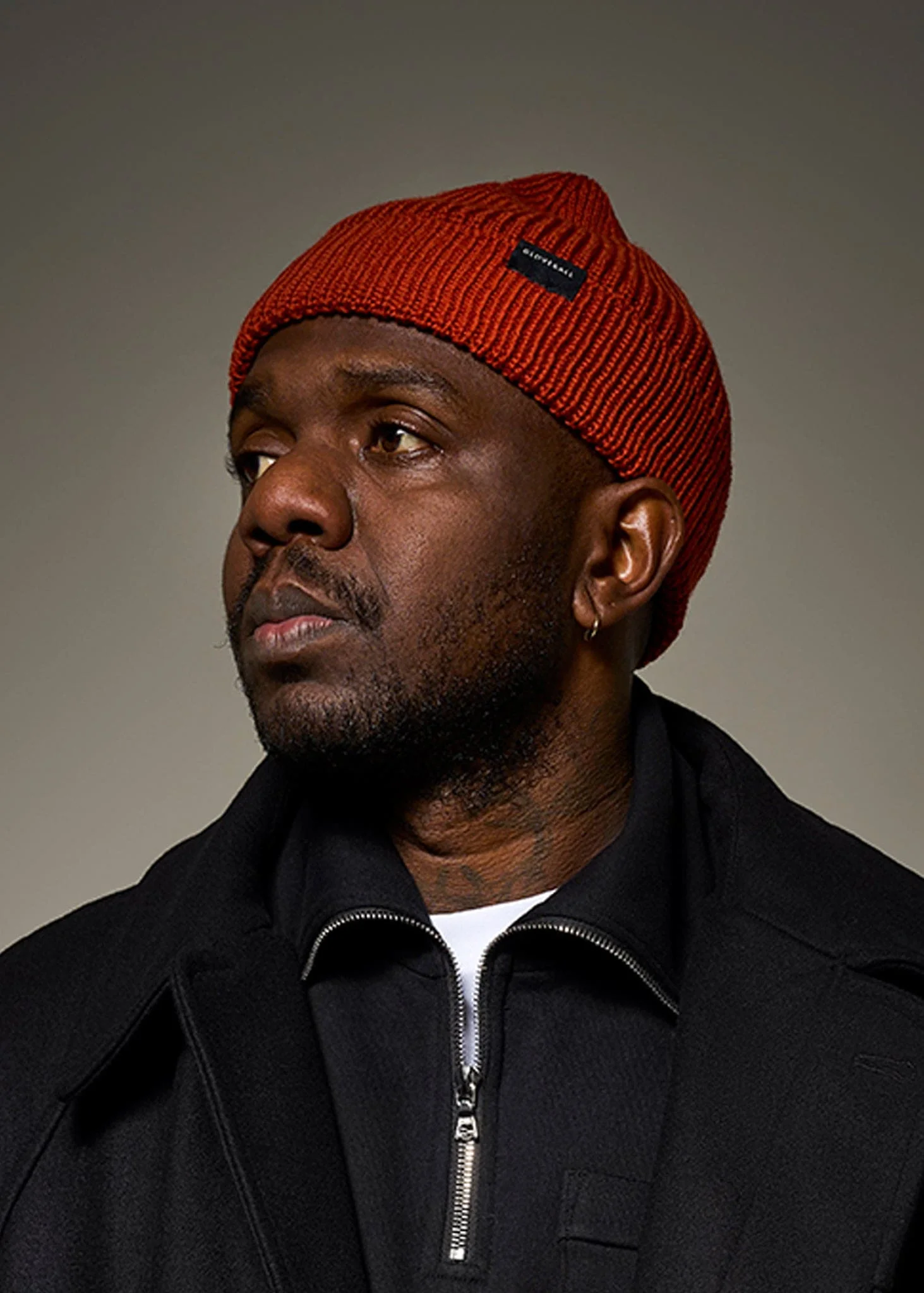 Unisex Merino Wool Watch Cap Red - 1