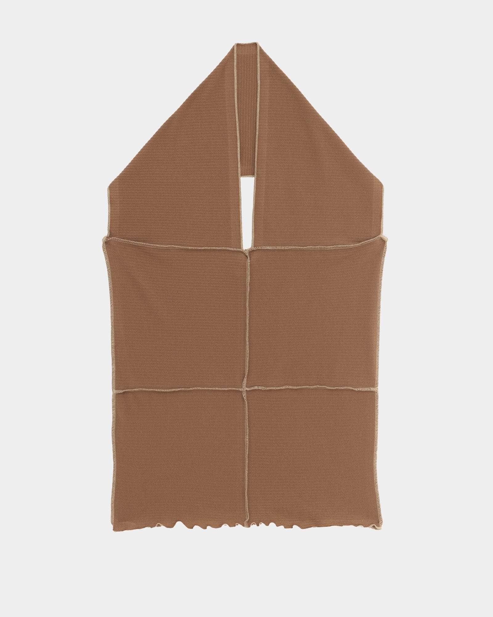Cinder Halter Top - Fine Organic Cotton Rib - 6