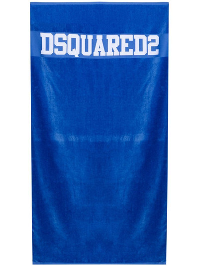 DSQUARED2 Technicolor logo-jacquard towel (180cm x 100cm) outlook