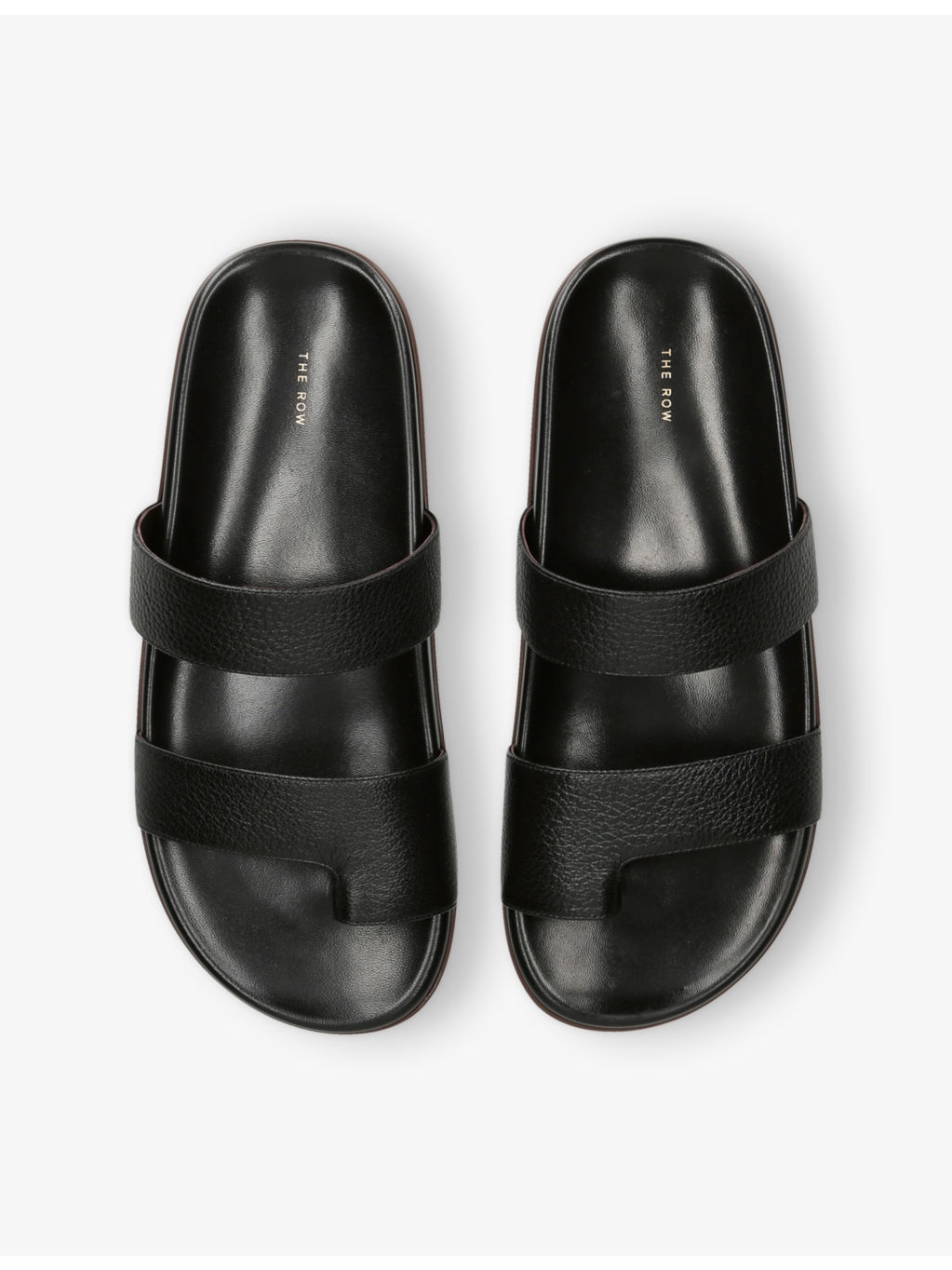 Hugh Leather Flat Sandals - 2