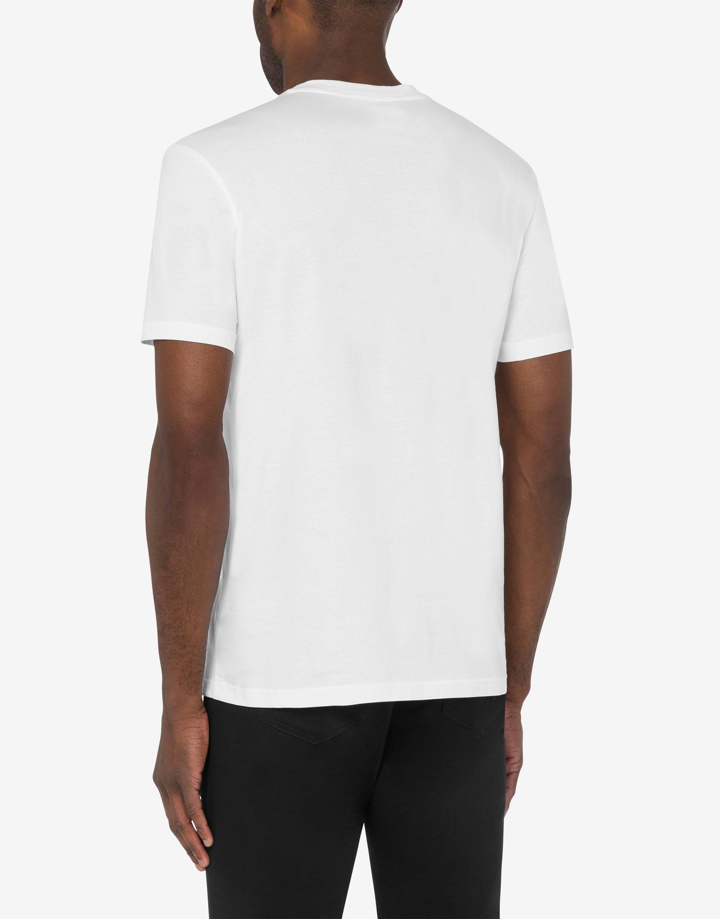 ORGANIC JERSEY T-SHIRT HEART SAFETY PIN - 3