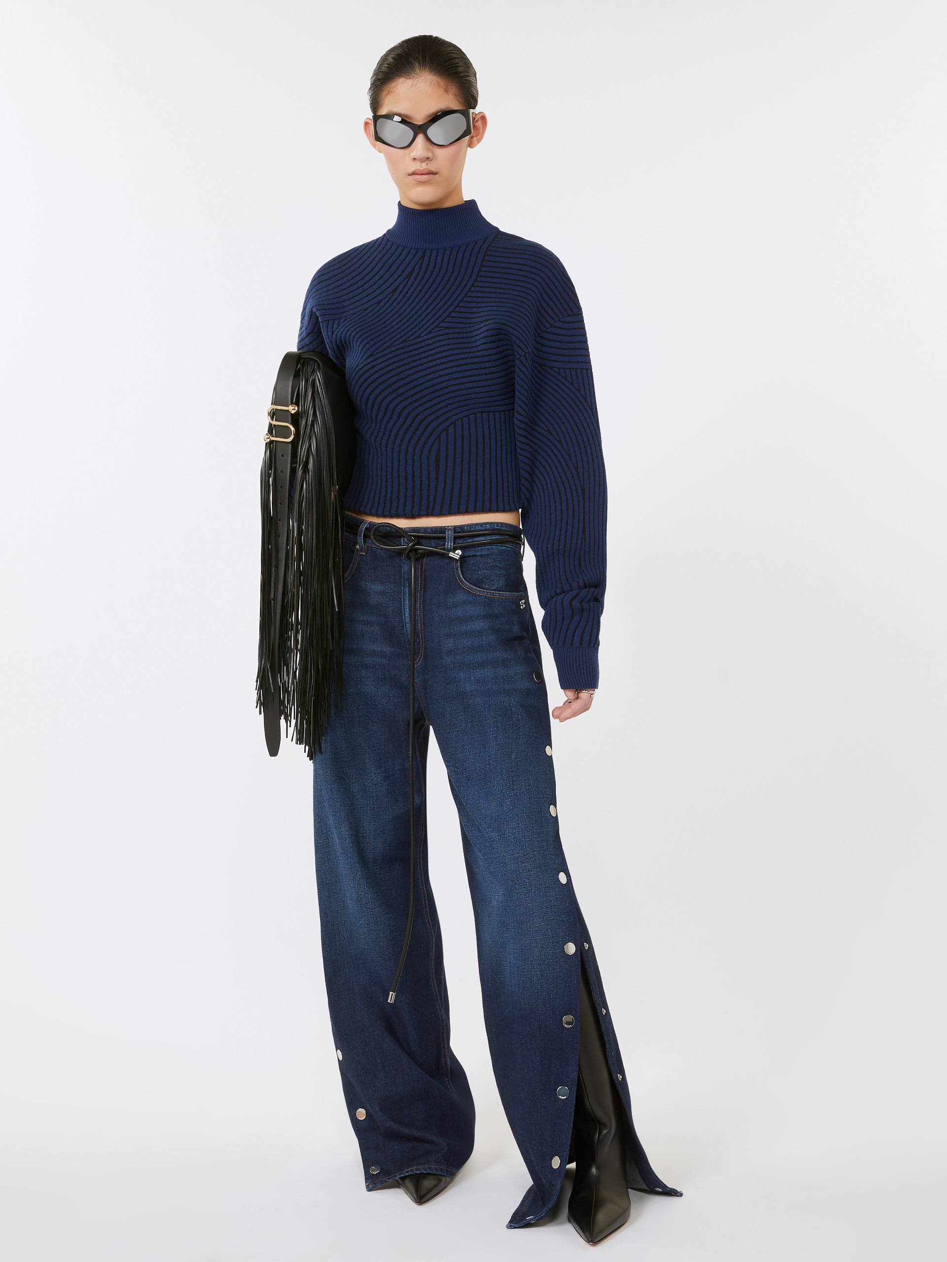FEBO 3D jacquard sweater - 2