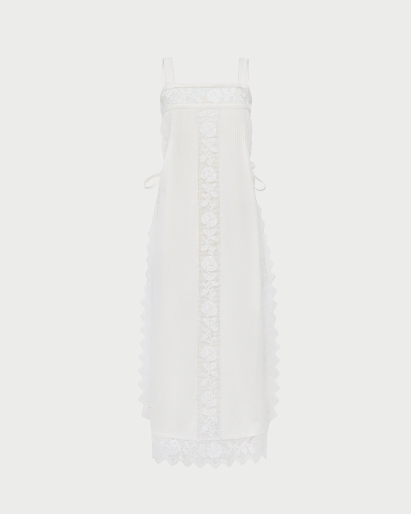Poppy Lace Trim Dress 1