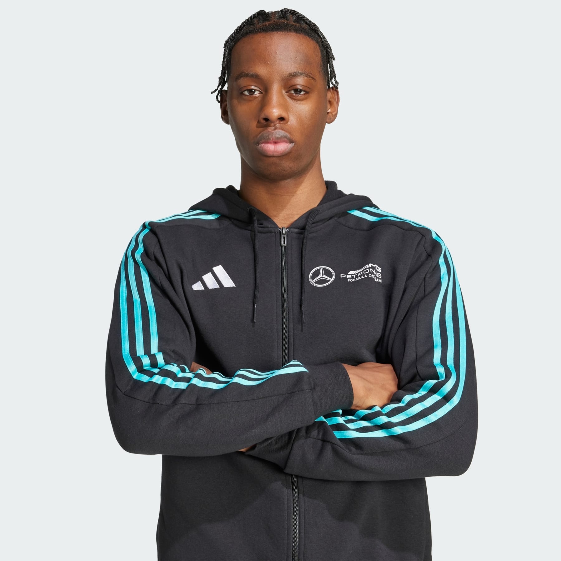 MERCEDES - AMG PETRONAS FORMULA ONE TEAM DNA FULL ZIP HOODIE - 6