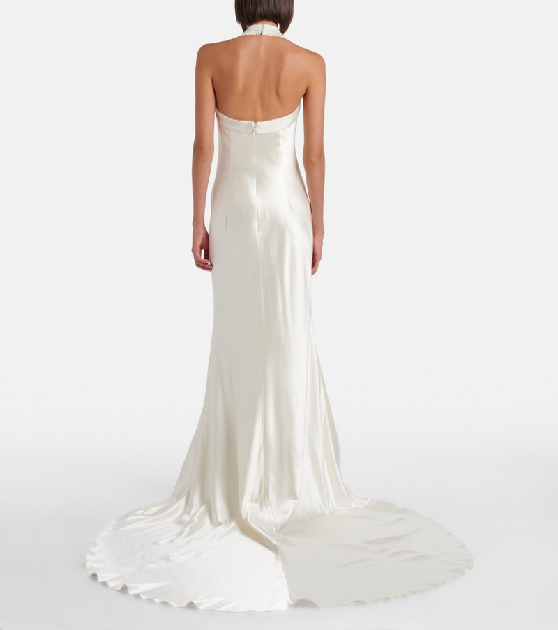 Bridal Presley wool and silk gown 5