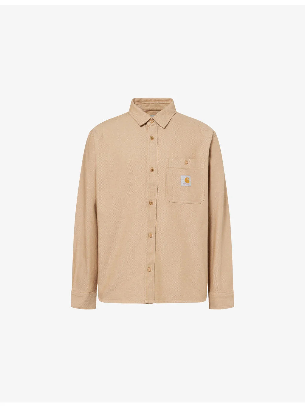 Edgar Logo-Patch Cotton Shirt - 1