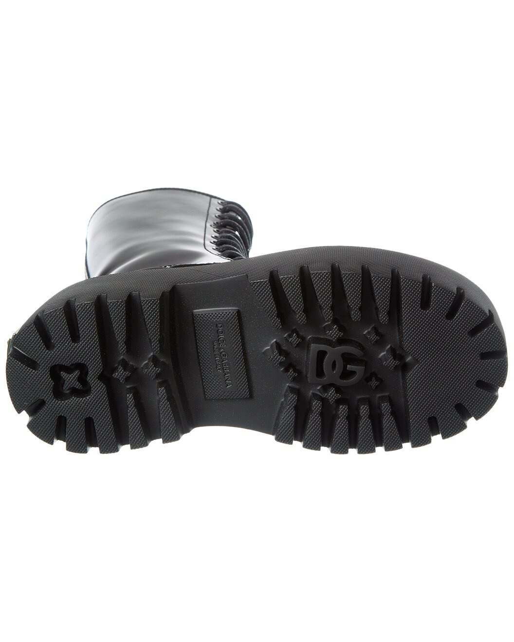 Dolce & Gabbana Leather Combat Boot - 4