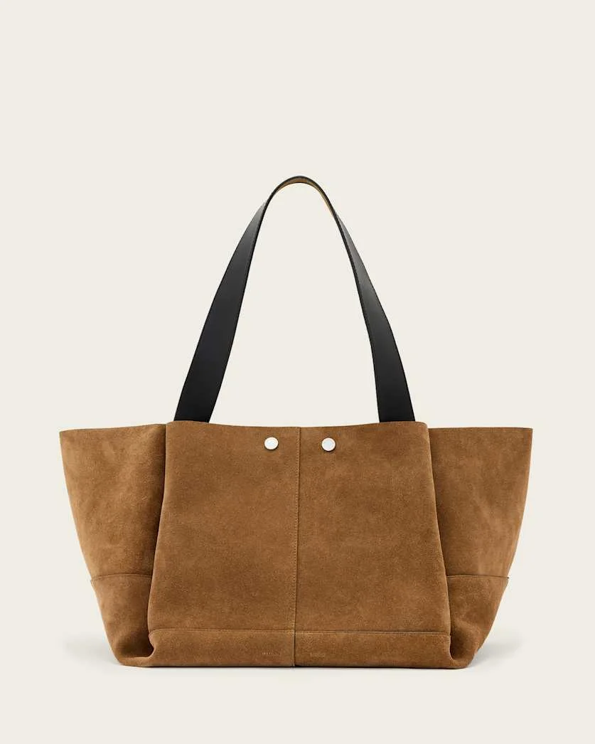 ROSALIE LARGE SUEDE TOTE BAG - 1