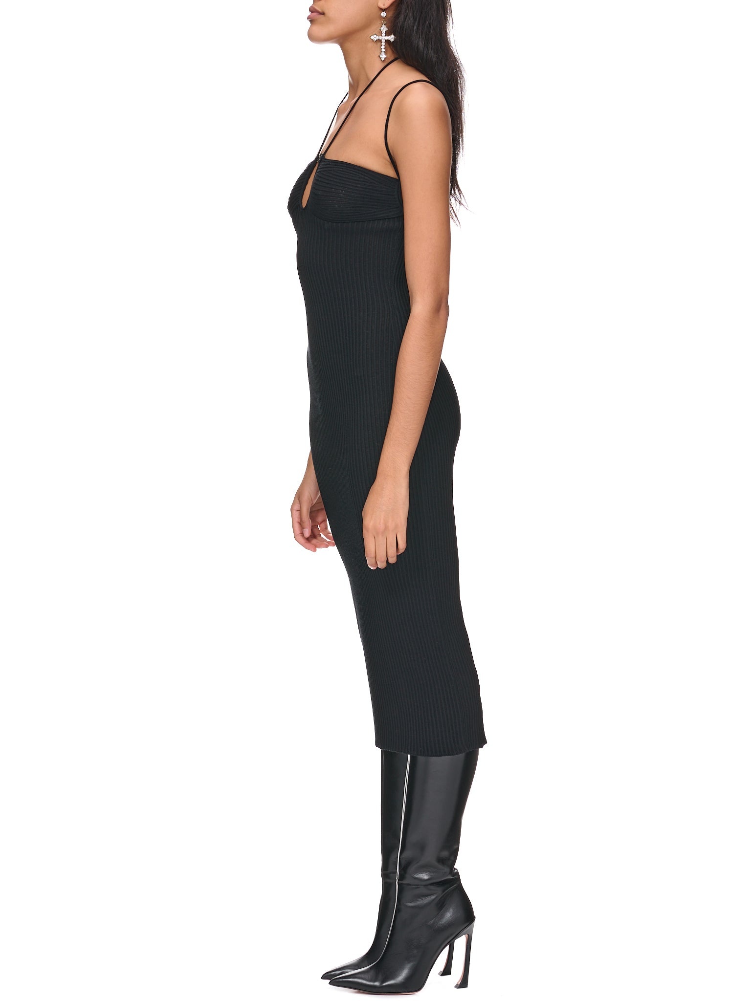 Rib Midi Dress - 2
