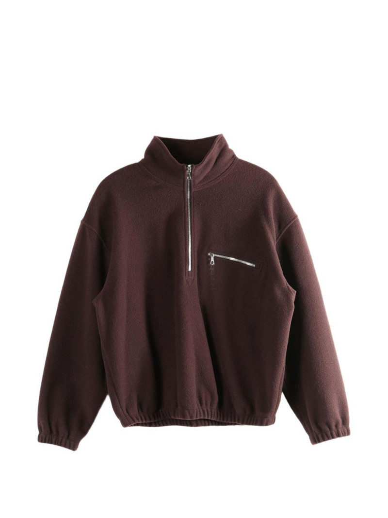 half-zip fleece sweatshirt 1
