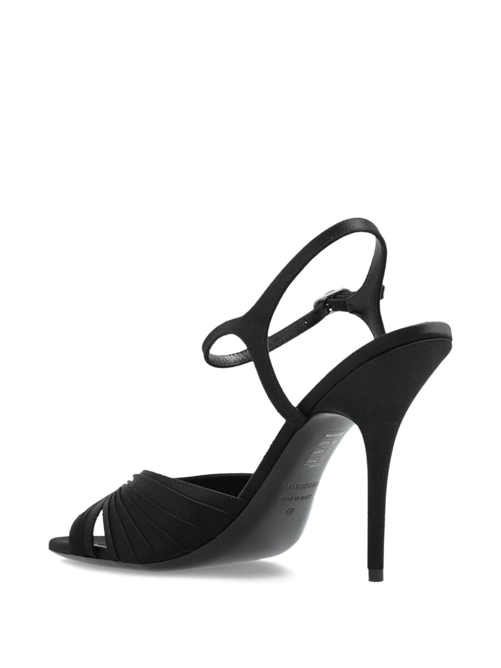 Plissé Dynas heeled sandals - 4
