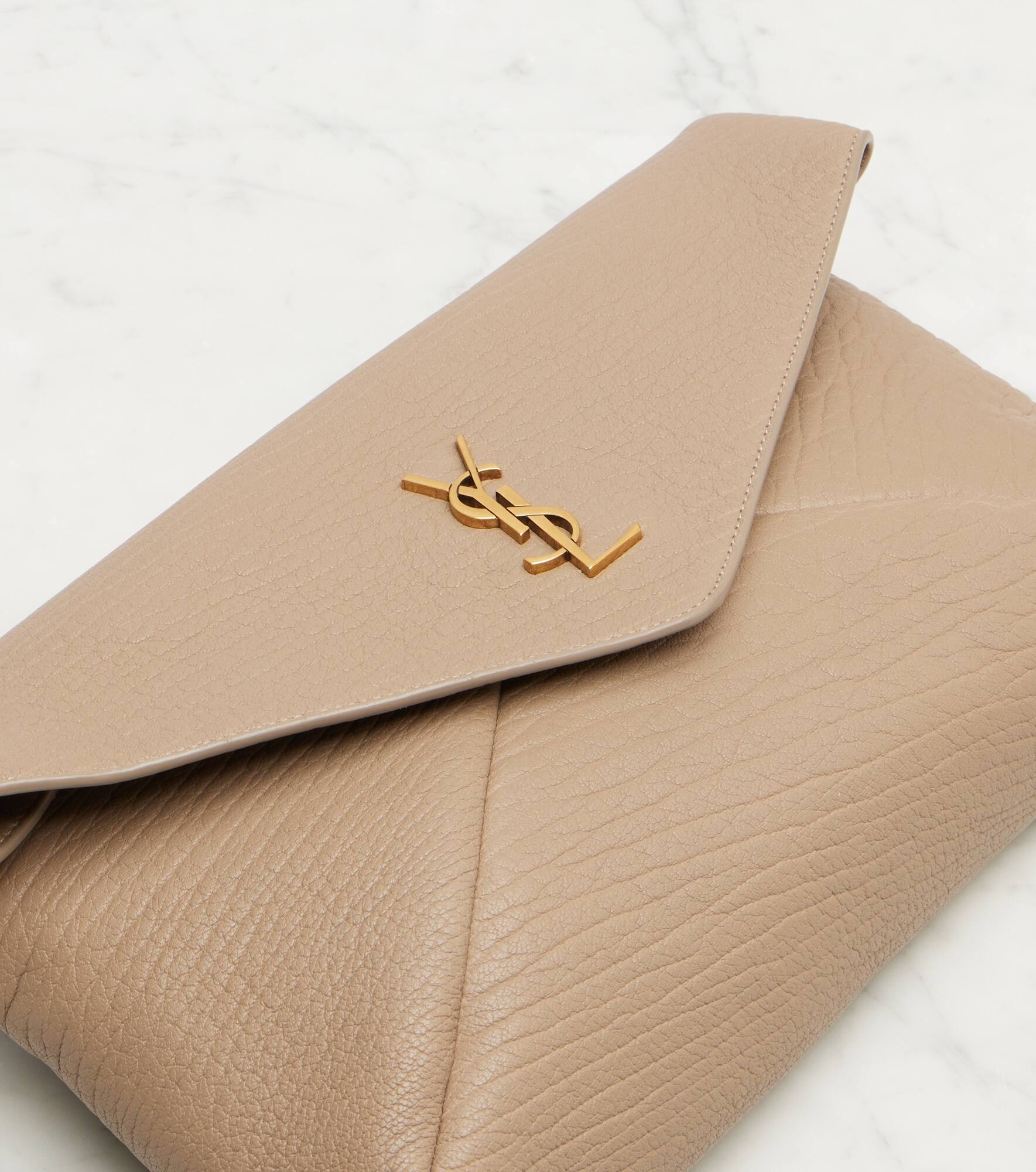 Cassandre Large leather clutch - 6