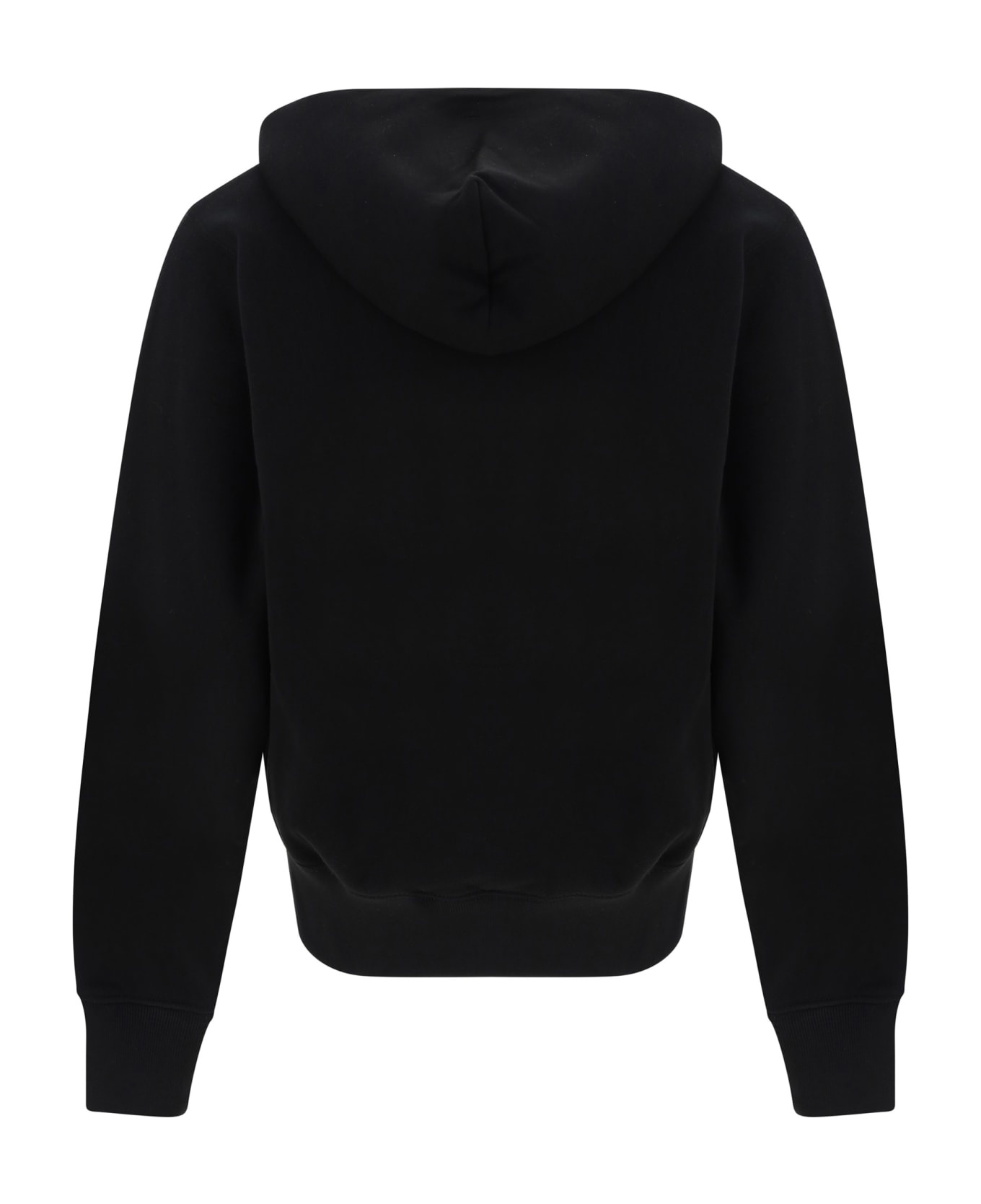 Black Cotton Sweatshirt - 2