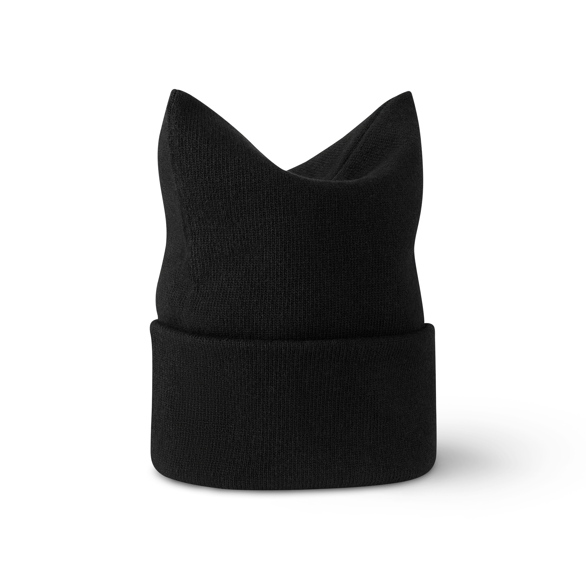 Knit & Resillé Square Beanie 3
