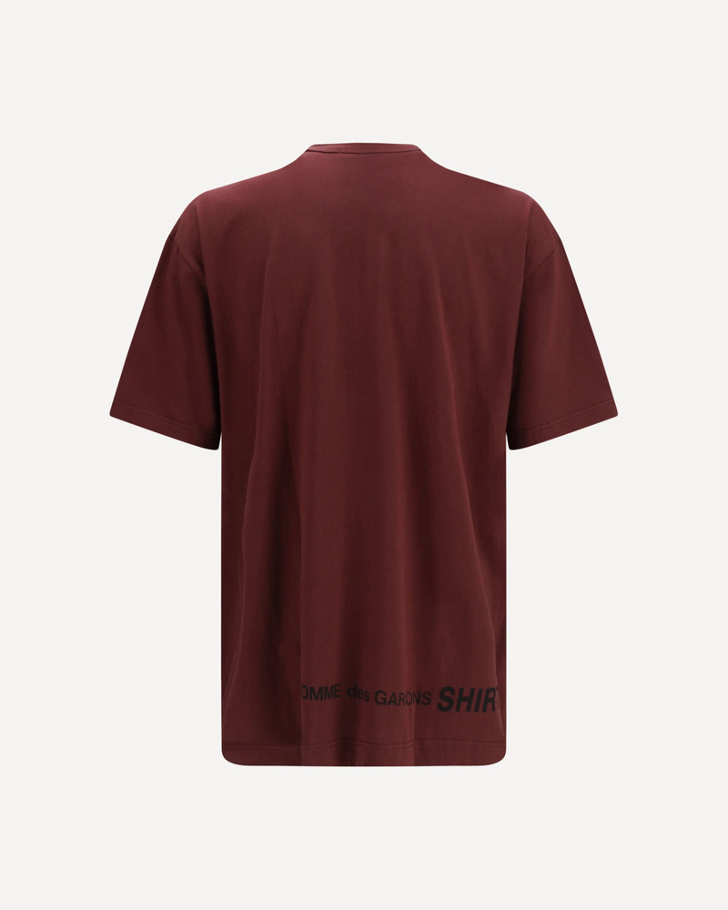 Comme des Garçons SHIRT Short-sleeved cotton crewneck T-shirt outlook