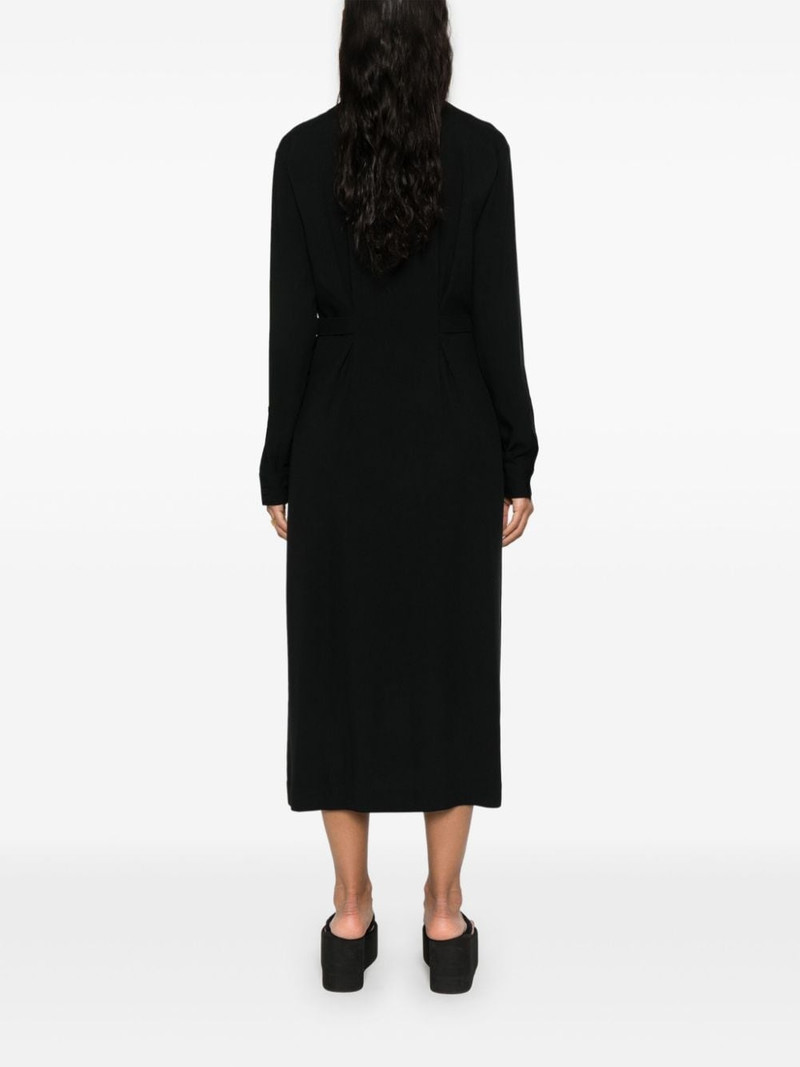 heart-padlock belted shirtdress 4